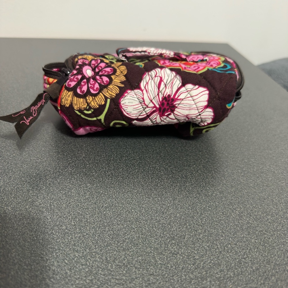 Vera Bradley Pink and Green Floral Cosmetic Bag Set retired in 2007 - Picture 2 of 6